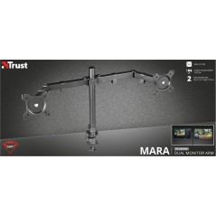 Trust GXT 1120 Mara Monteringssæt 2 LCD displays Op til 32